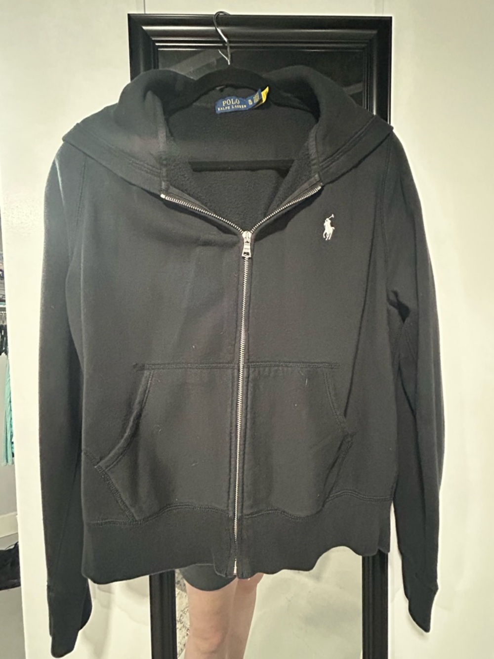 Black polo jacket